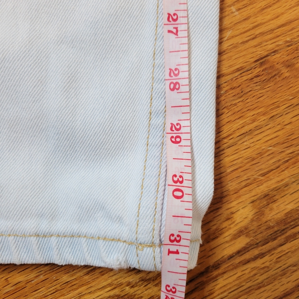 Vintage American Apperal Women's Light Blue Jeans Size 27 High-waisted - Picture 10 of 10